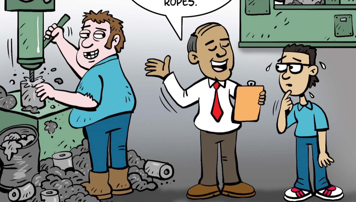 Training Toons: Machine Shop